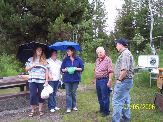 2006 family reunion in Yellowstone National Park